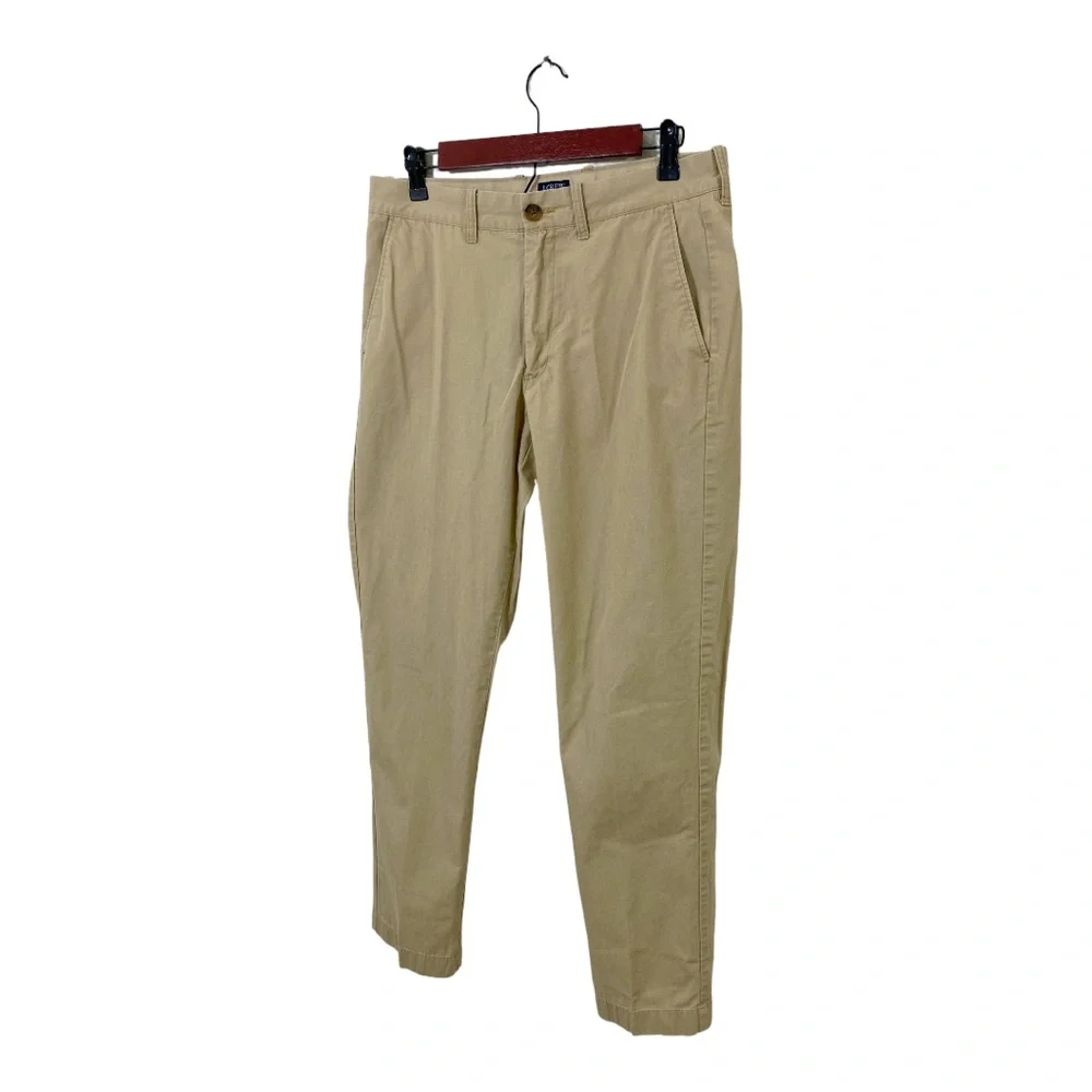 J.Crew The Sutton Tan Khaki Chino Pants Men's 31 x 30 Flat Front